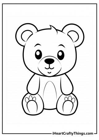 Teddy Bear Coloring Pages (100% Free ...