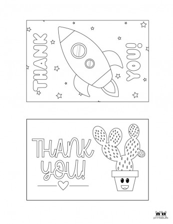 150+ Printable Thank You Cards - FREE ...