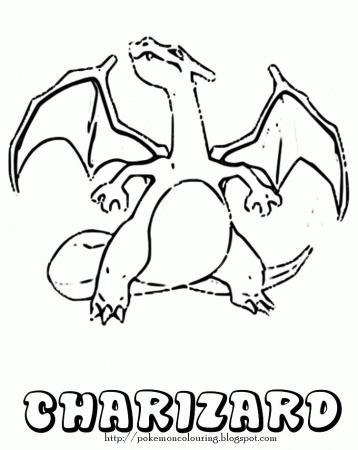 Charmander - Coloring Pages for Kids and for Adults