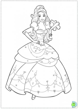 barbie easy drawing Colouring Pages (page 2)