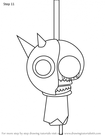 How to Draw Raddy Horror from ...