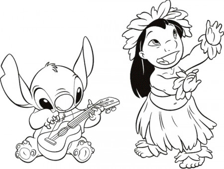 Printable Lilo and Stitch Coloring Pages | ColoringMe.com
