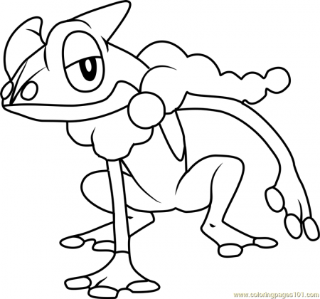 Frogadier Pokemon Coloring Page for Kids - Free Pokemon Printable Coloring  Pages Online for Kids - ColoringPages101.com | Coloring Pages for Kids