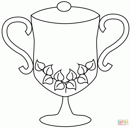 Trophy coloring page | Free Printable Coloring Pages