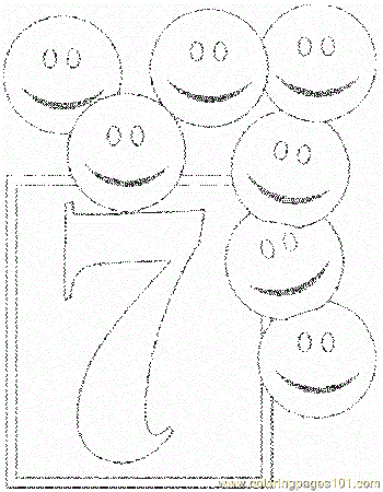 Numbers 7 Coloring Pages 7 Com Coloring Page for Kids - Free Numbers  Printable Coloring Pages Online for Kids - ColoringPages101.com | Coloring  Pages for Kids