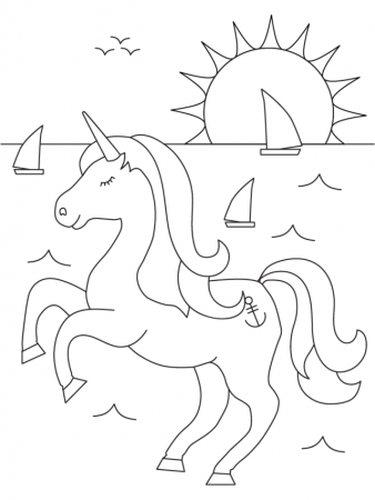 9 Printable Unicorn Coloring Pages