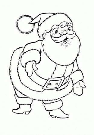 Santa Claus Coloring Pages Printable | Christmas Coloring pages of ...