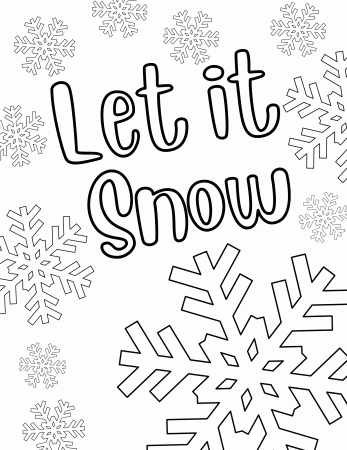 Free Printable Winter Coloring Pages ...