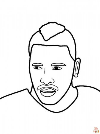 Antonio Brown Coloring Pages: Free Printable Sheets