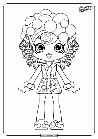 Bubbleisha Shopkins Shoppies Coloring Pages | Shopkins coloring pages free  printable, Unicorn coloring pages, Cute coloring pages