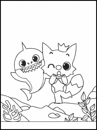 Printable Coloring Pages Baby Shark 5
