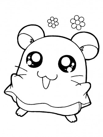Hamtaro Penelope 10 Coloring Page - Anime Coloring Pages
