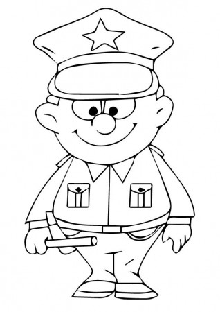 Police Coloring Pages - Color Police Coloring Pages On Coloring Pages