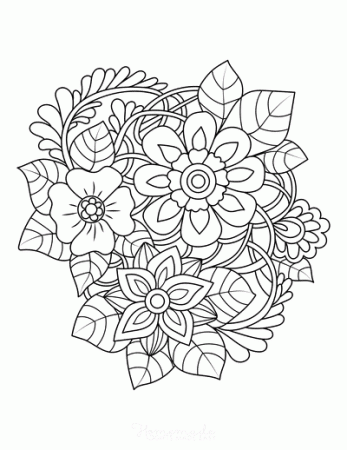 150 Adult Coloring Pages to Print for Free