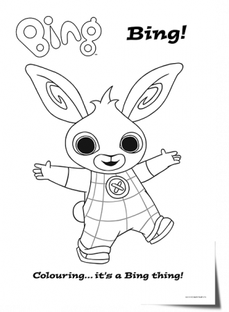 Bing Bunny – Character colouring sheets | | Bing bunny, Bunny coloring pages,  Coloring sheets