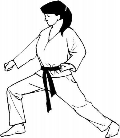 Karate Coloring Pages – Birthday Printable