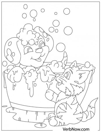 Free PUPPY Coloring Pages for Download (Printable PDF)