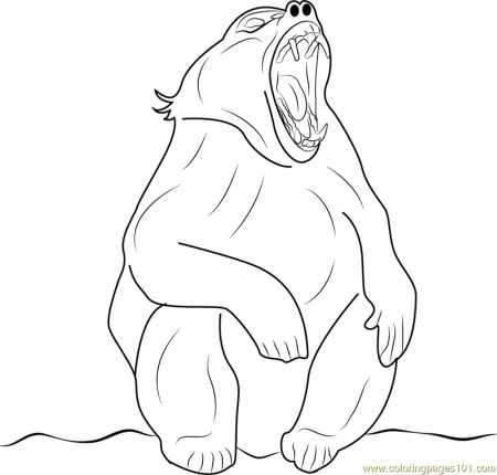Angry Baboon Coloring Page for Kids - Free Baboon Printable Coloring Pages  Online for Kids - ColoringPages101.com | Coloring Pages for Kids
