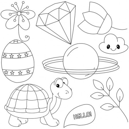 Premium Vector | Hand drawn doodle coloring elements