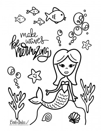 Under the Sea Coloring Pages – Brush ...