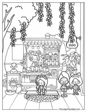 24 Toca Boca Coloring Pages (Free PDF Printables)