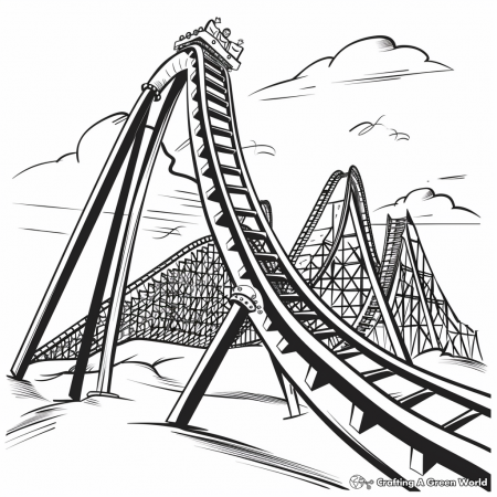 Amusement Park Coloring Pages - Free ...