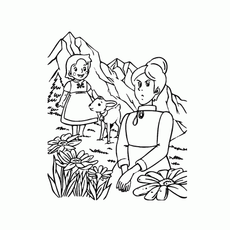 ▷ Heidi: Coloring Pages & Books - 100% FREE and printable!