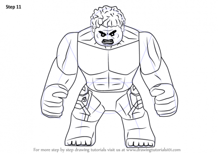Lego Hulk Coloring Pages Printable
