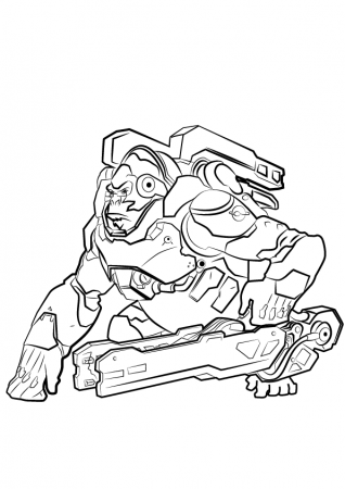 Overwatch Coloring Pages | Coloring pages for kids, Cool coloring ...