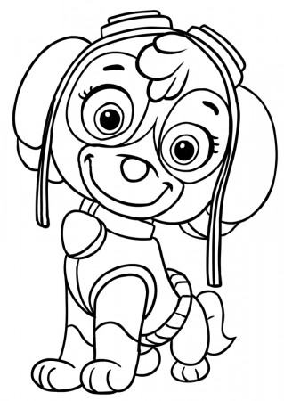 Paw Patrol Coloring Pages Skye | Coloring Pages 2019