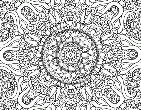 Hard Mandala Coloring Pages Printable Free Printable Hard ...