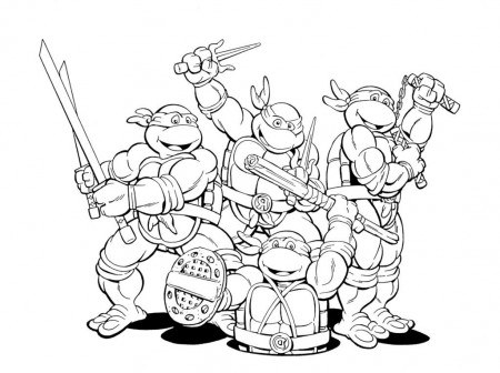 Ninja Turtle Coloring Pages Online - High Quality Coloring Pages