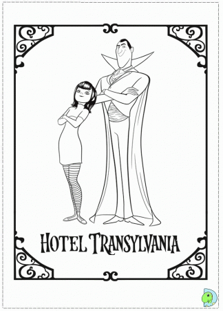 Hotel Transylvania Coloring page- DinoKids.org