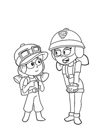 Free Jessie Brawl Stars coloring pages. Download and print Jessie Brawl  Stars coloring pages