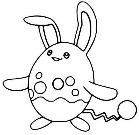 Pokemon Azumarill Coloring Page - Free ...