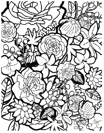 Free Coloring Pages: 21 Gorgeous Floral Pages You Can Print And Color
