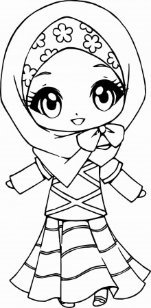 Islamic Coloring Activities Unique Coloring Pages Coloring Muslim Girl Best  Items – Meriwer Coloring
