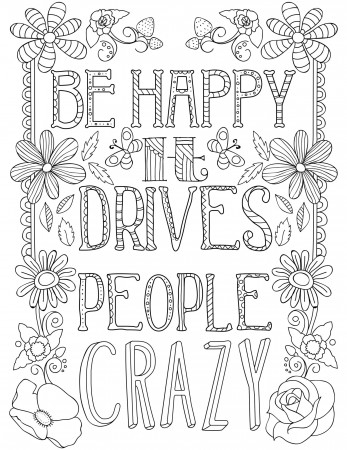 Quotes Coloring Pages For Adults ...golfrealestateonline.com