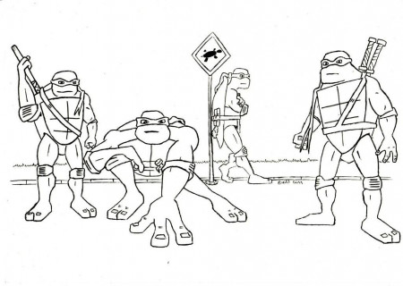 Online TMNT Coloring Pages and Games : New Coloring Pages Collections