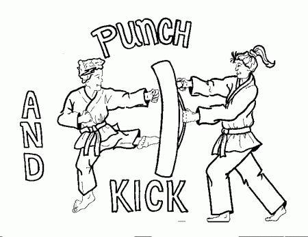 printable kickboxing coloring pages in 2022 | Karate, Martial arts kids,  Sports coloring pages