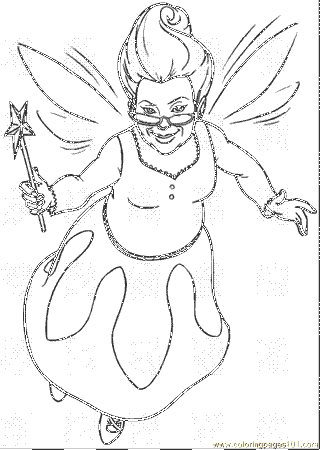 coloring pages fairy godmother - Clip Art Library