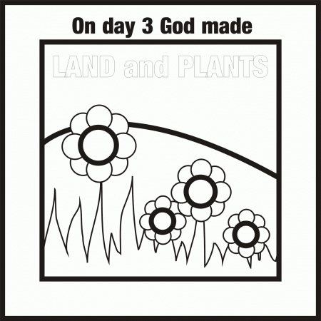 Online Free Coloring Pages Of Days Of Creation 7 - Widetheme