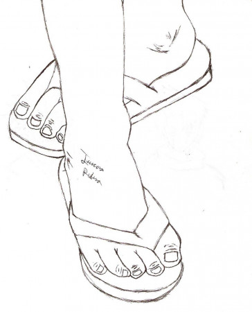 Flip Flop Coloring Pages Related Keywords & Suggestions - Flip ...