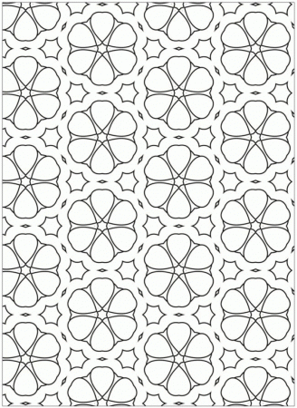 Printable Tessellations - Coloring Pages for Kids and for Adults