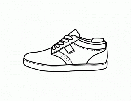 Free Printable Shoes Coloring Pages Cool - Coloring pages