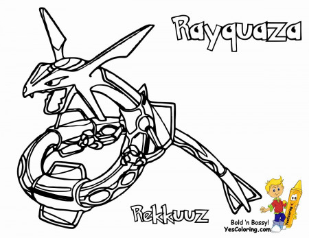 Mega Rayquaza Coloring Page Best Of S Bild Galeria Pokemon Mega ...