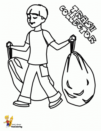 Grimy Garbage Truck Coloring Page | 18 Free| Construction Coloring