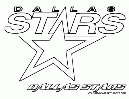 Dallas Stars Logo Coloring Page - Get Coloring Pages