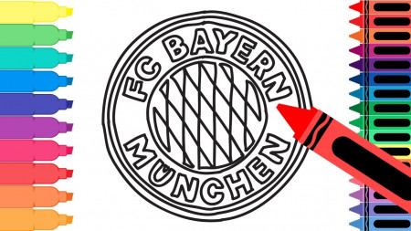 How to Draw FC Bayern München Badge - Drawing the Bayern Logo - Coloring  for kids | Tanimated Toys - YouTube