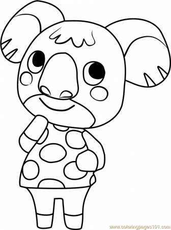 Sydney Animal Crossing Coloring Page ...
